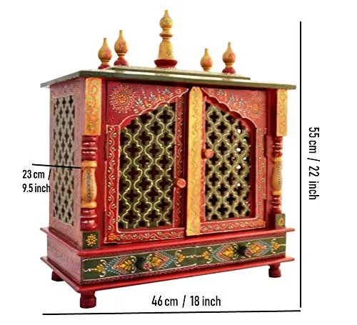 Handmade Wood Home Temple in UK 18 x 9 x 21 inches 4 Handmade Wood Home Temple in UK 18 x 9 x 21 inches - Image 4