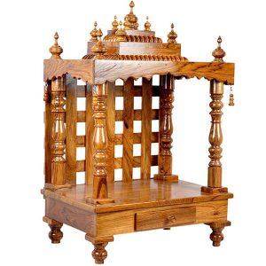 Home 5 Handmade teak wood pooja mandir in UK -2 sizes