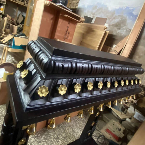 Large size Handmade Teak wood wall hanging Jharokha 4 Large size Handmade Teak wood wall hanging Jharokha - Image 4